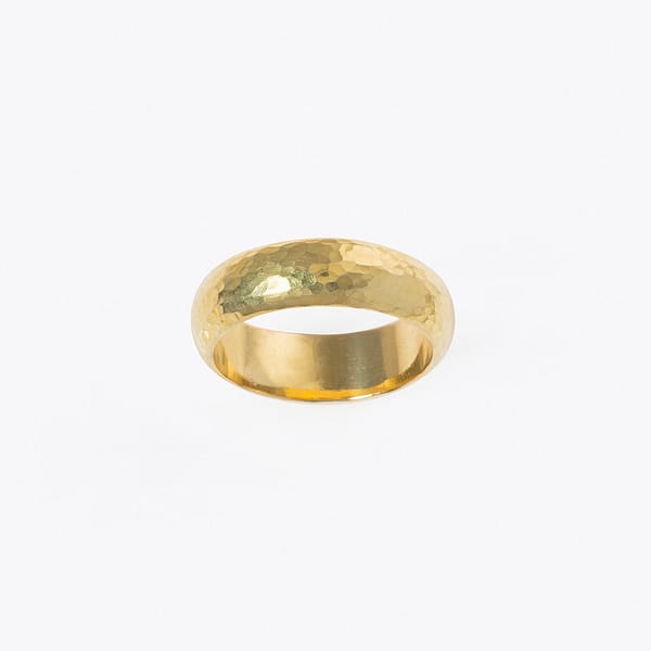 Aliança d'or groc 18ct