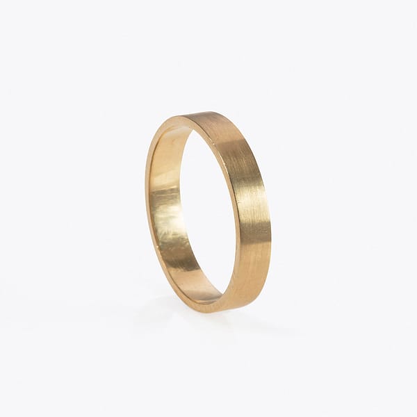 Aliança d'or de 18ct