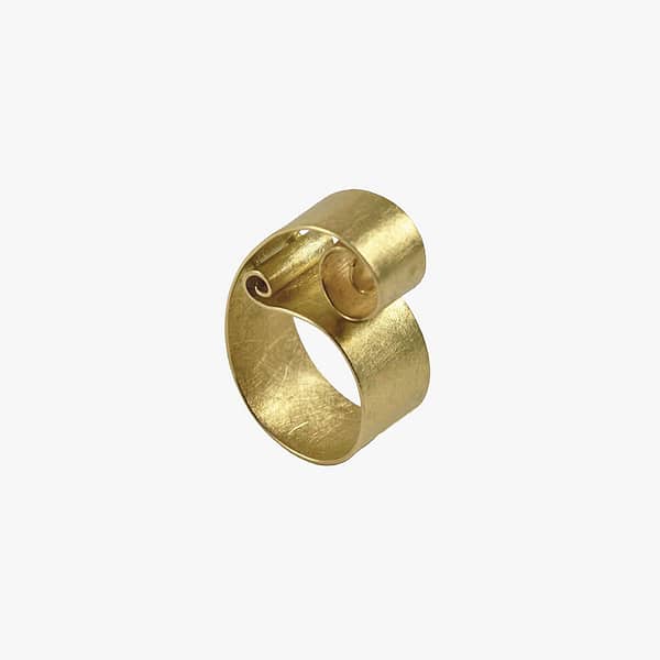 Anell d'or 18 ct amb disseny exclusiu